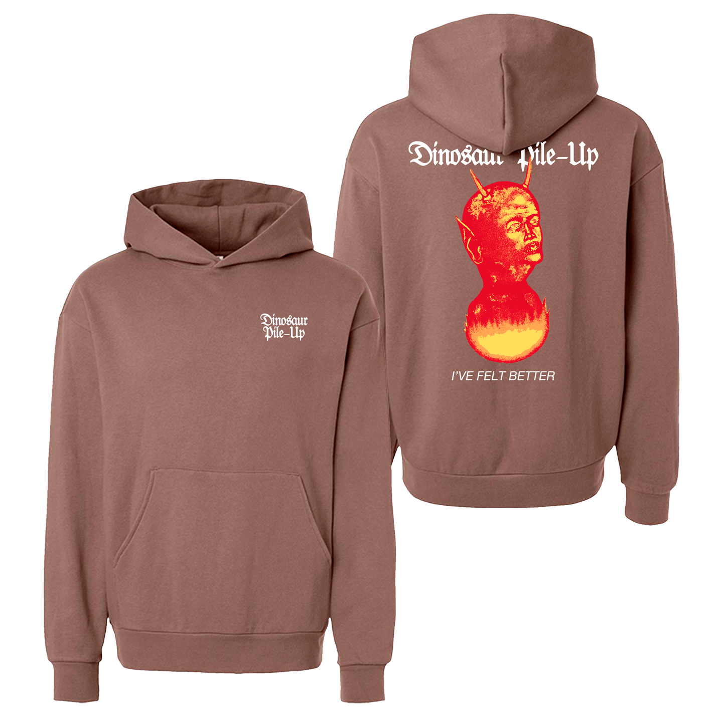 Demon Head Hoodie (Brown)