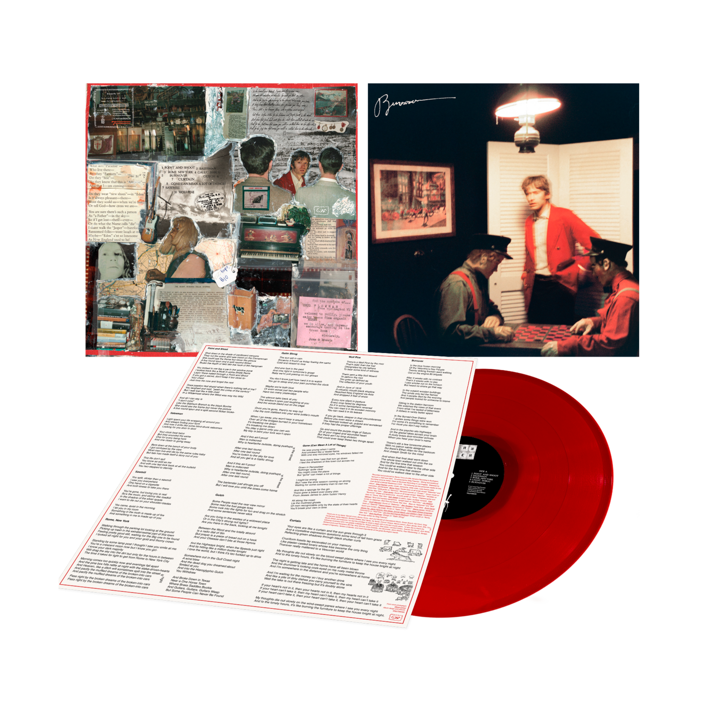 Burnover Vinyl LP - Opaque Red (UK)