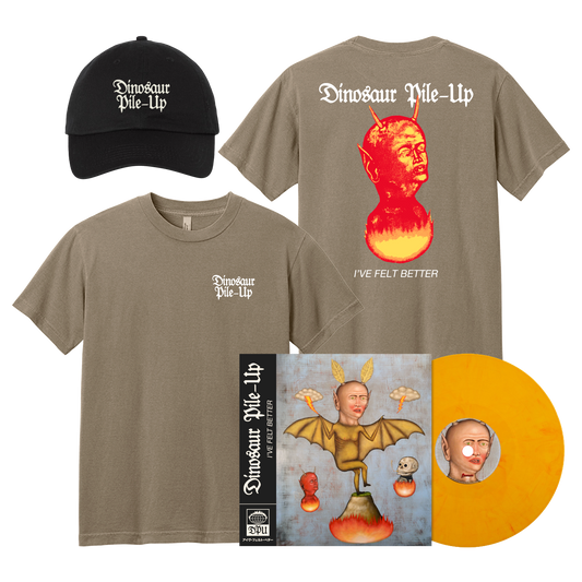 I've Felt Better LP, T-shirt (Brown) + Hat Bundle